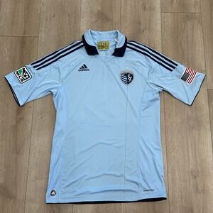 2011/12 Kansas City MLS Soccer Home Jersey Bunbury #9 Large L B18